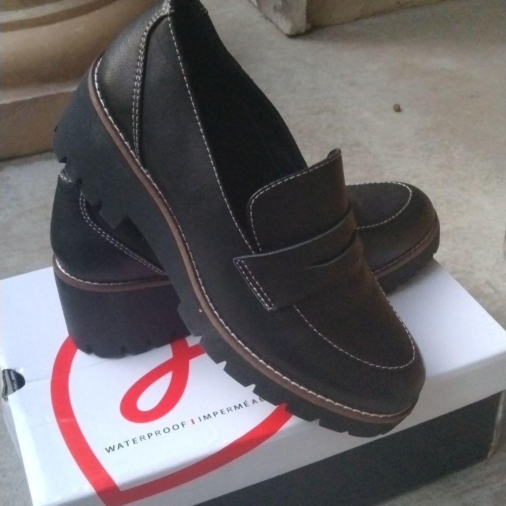 NWT Blondo Leather waterproof loafers size 9 - Picture 5 of 11